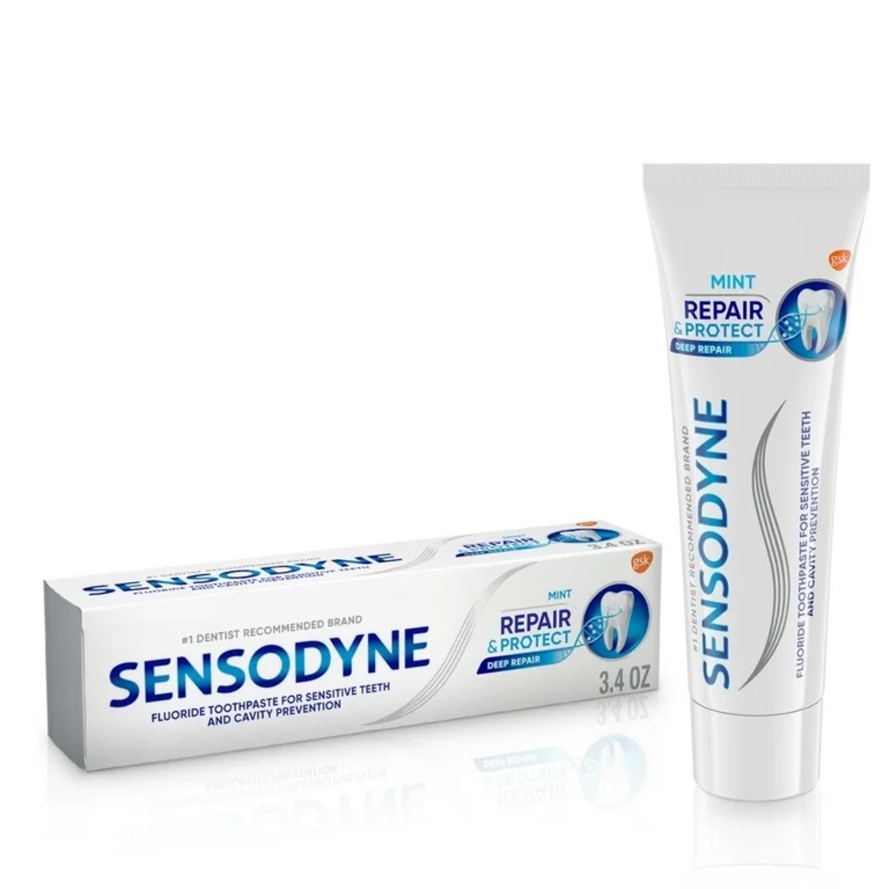Sensodyne Repair and Protect Fluoride Toothpaste for Sensitive Teeth, 3.4 oz NWT